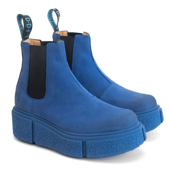 John Fluevog Piccolomini Platform Chelsea Boots - Picture 2 of 16